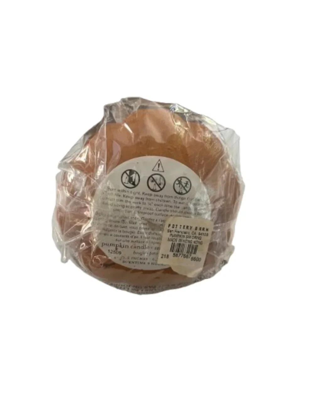 New Pottery Barn Pumpkin Candle